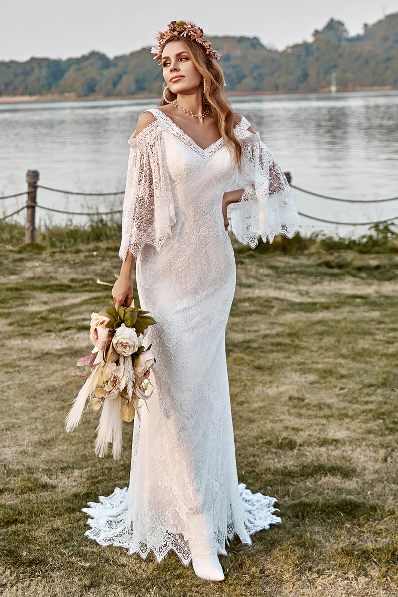 OEM-28 OEM-28 Premium lace appliqué mermaid dress - wholesale wedding dress