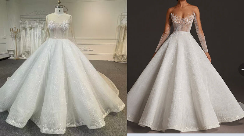 OEM24-35 OEM24-35 SEXY AND SOPHISTICATED BALL GOWN - wholesale wedding dress
