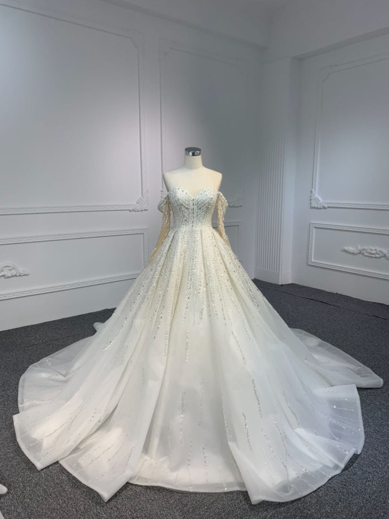 PD010 PD010 OEM LACE UP A LINE WEDDING DRESS - wholesale wedding dress