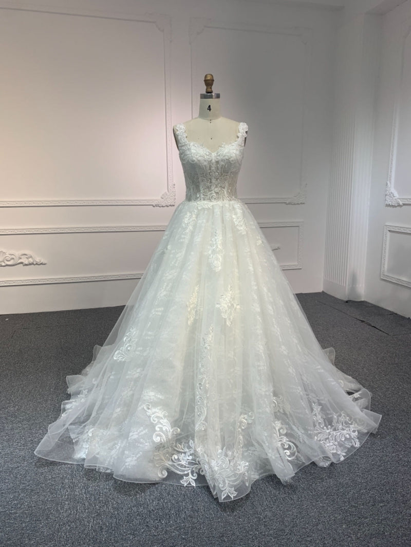 Y2311 OEM #Y2311 LACE UP A LINE WEDDING DRESS - wholesale wedding dress