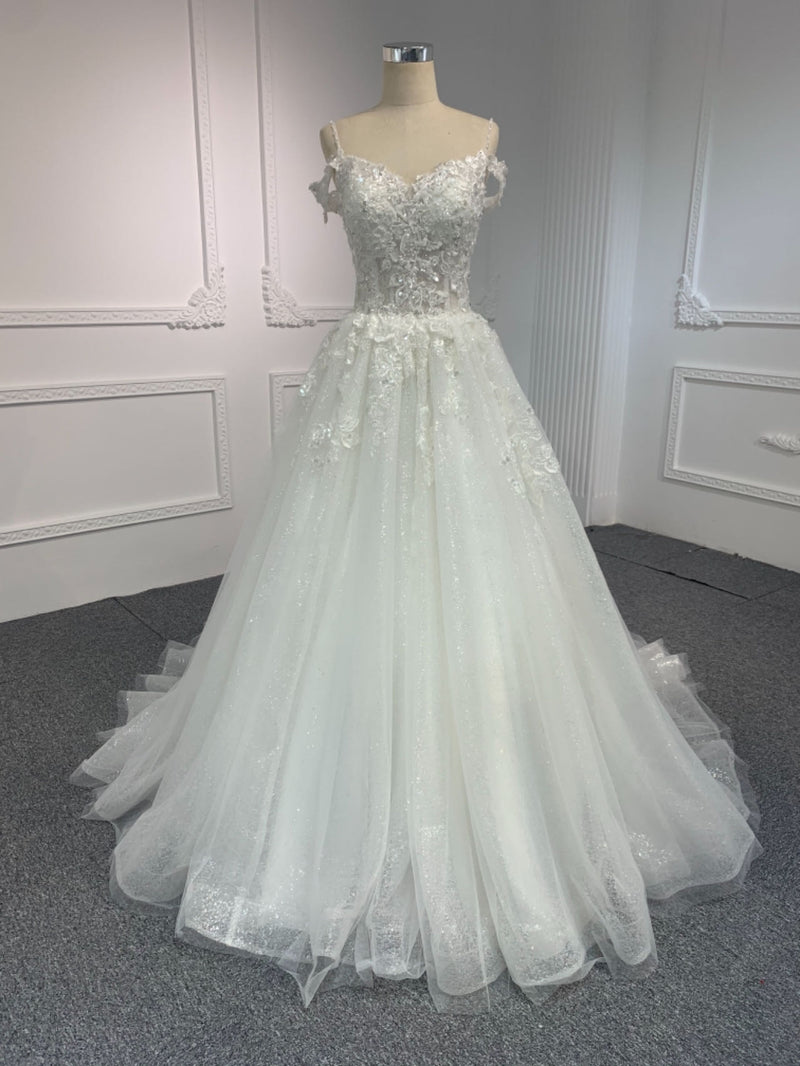 Y2316 OEM #Y2316 LACE UP A LINE WEDDING DRESS - wholesale wedding dress